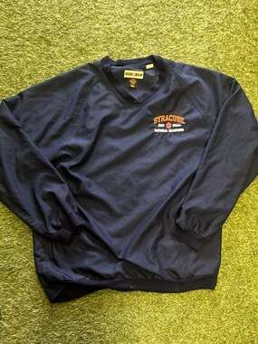 Vintage Syracuse 2003 NCAA National Champions Pullover Windbreaker Jacket Medium